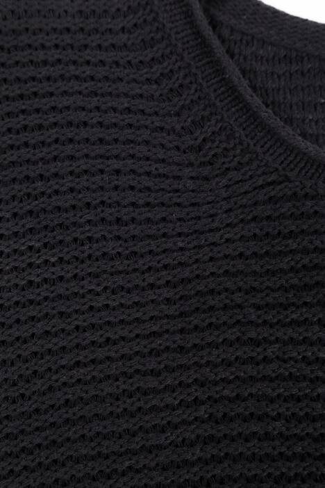 Pullover, schräge Seitennaht, Bändchengarn