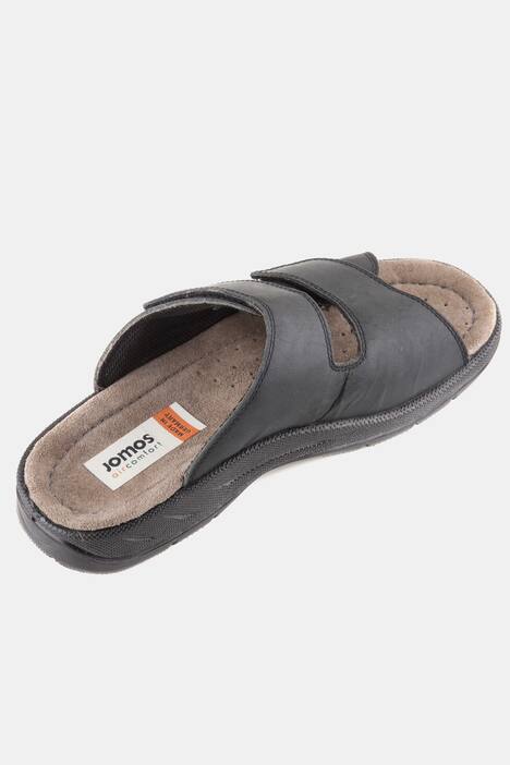 Herren Pantolette, Jomos, echtes Leder, Klettriegel