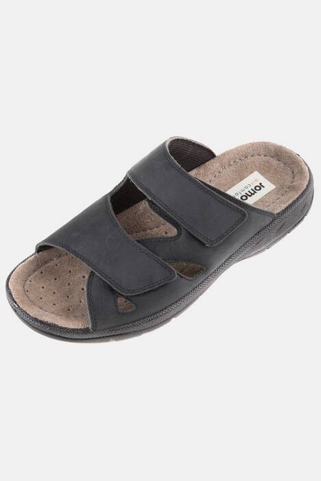 Herren Pantolette, Jomos, echtes Leder, Klettriegel