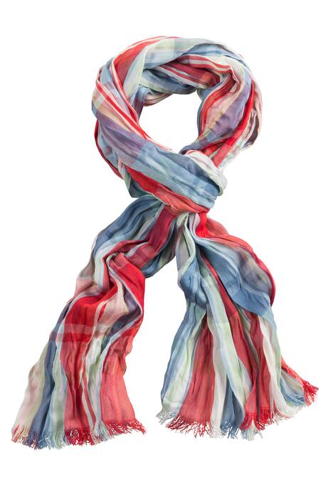 Checked scarf