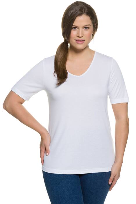 Slim Fit V-Neck Fit Knit Top