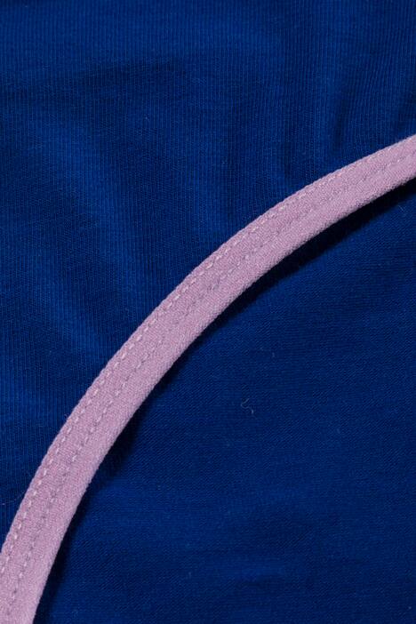 5 Pack of Panties - Sea Blue Contrast Trim