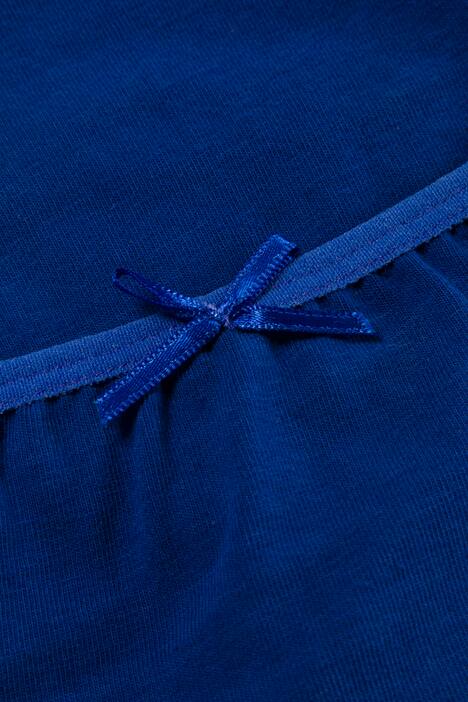 5 Pack of Panties - Sea Blue Contrast Trim