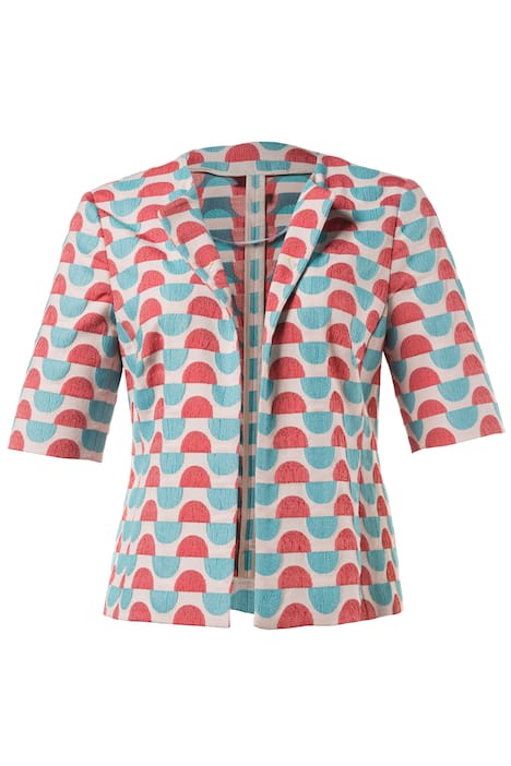 Jacquard Half Circle Jacket