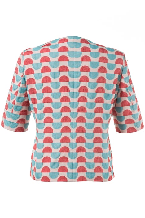 Jacquard Half Circle Jacket