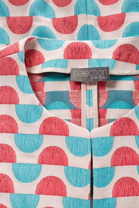 Jacquard Half Circle Jacket