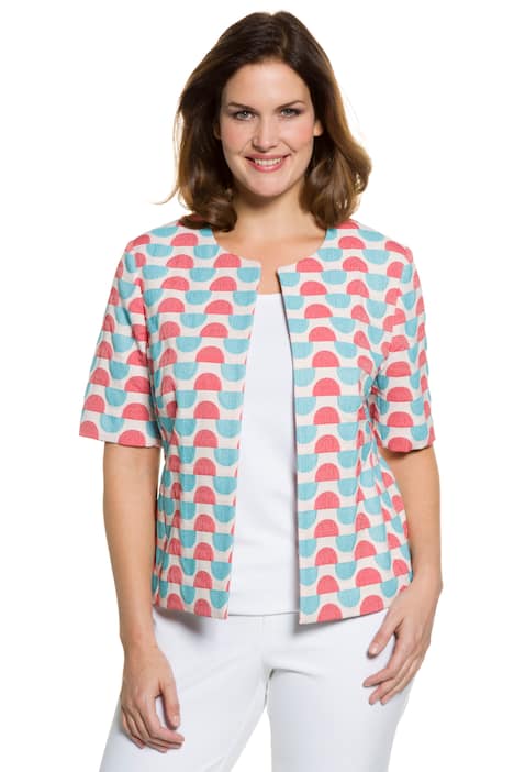 Jacquard Half Circle Jacket