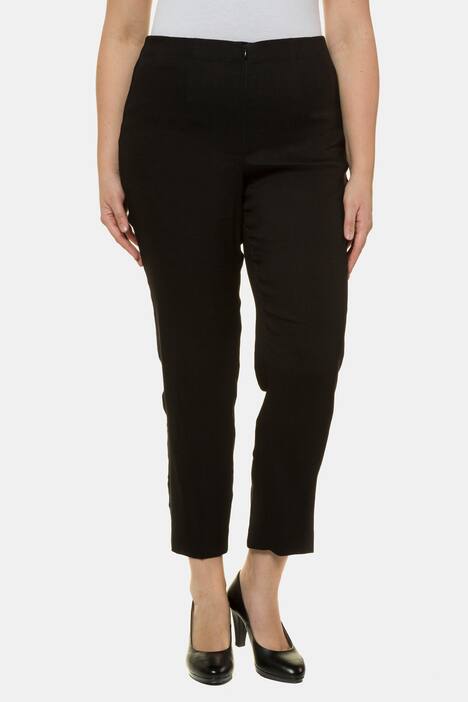 Leinenhose Sophie, Bundfalten, schmales Bein, Elastikbund, selection