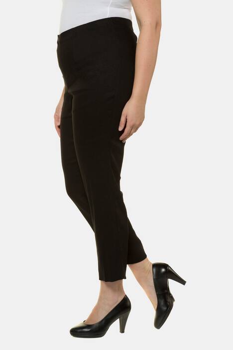 Leinenhose Sophie, Bundfalten, schmales Bein, Elastikbund, selection