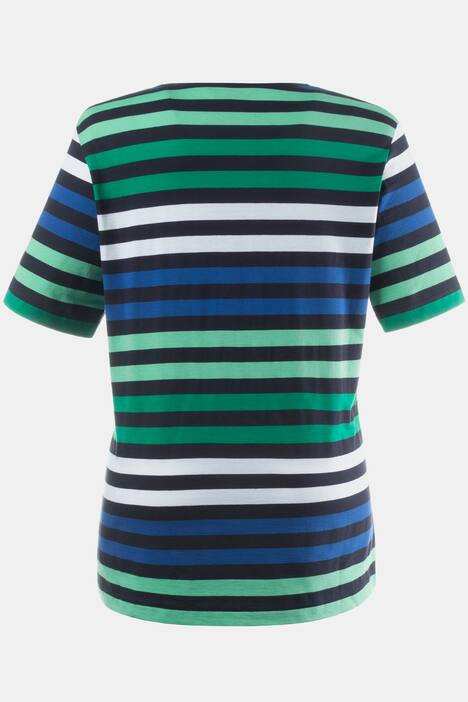 Ringelshirt, Regular, Rundhalsausschnitt, 100 % Baumwolle