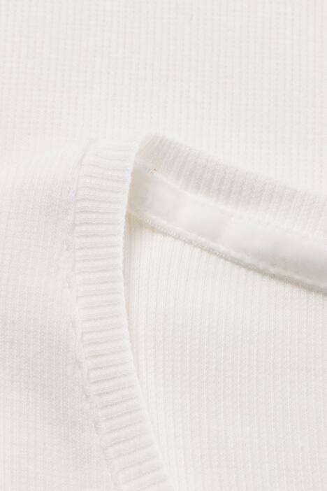 Slim Fit Lace Trim Knit Tank