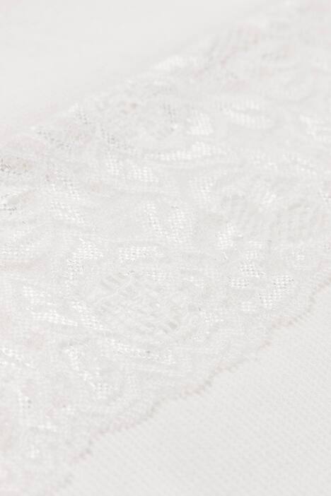 Slim Fit Lace Trim Knit Tank