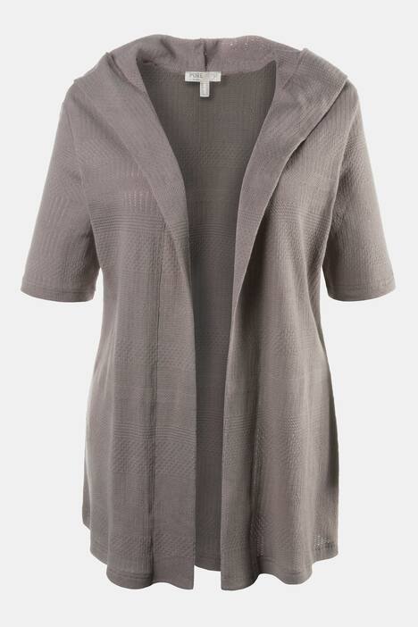 Eco Cotton Hooded Knit Jacket