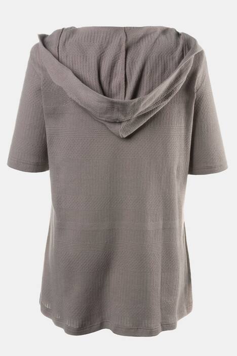 Eco Cotton Hooded Knit Jacket