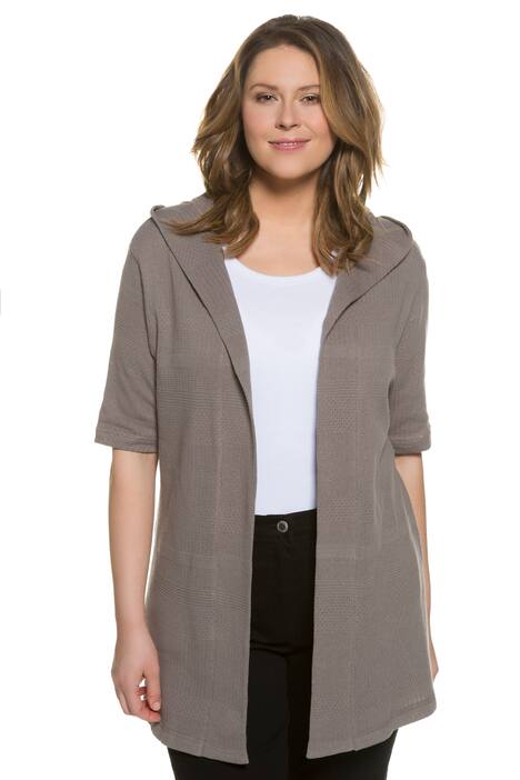 Eco Cotton Hooded Knit Jacket