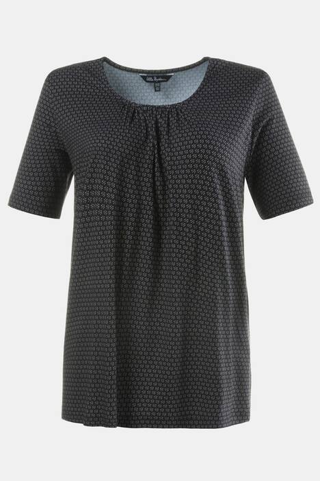 T-Shirt, halbarm, A-Line, Muster