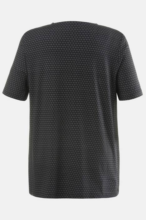 T-Shirt, halbarm, A-Line, Muster
