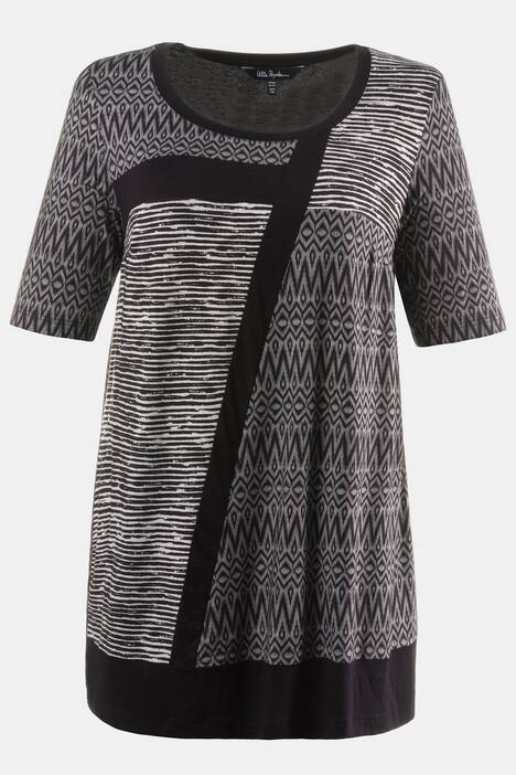 Longshirt, Patchlook, Elasthan
