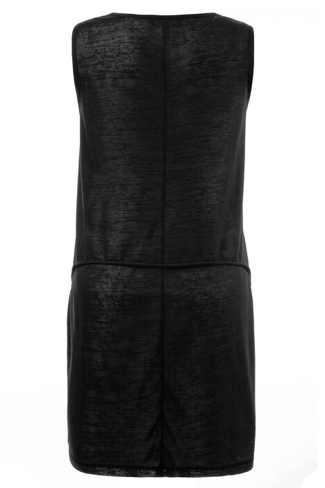 Jerseykleid, Leinenoptik, Kordel-Gürtel