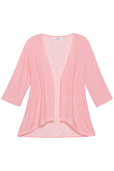 Cardigan, weicher Strick, lockere Form, 3/4 Arm