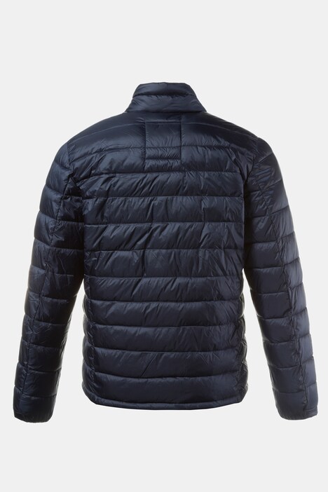 Light Warm Down Feel Lined Zip Front Quilted Jacket