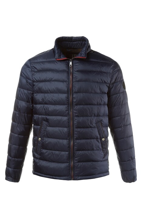 Light Warm Down Feel Lined Zip Front Quilted Jacket