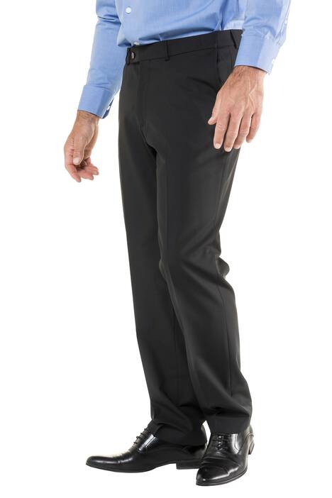 Wool Blend Comfort Waist Comfort Fit Suit Pants