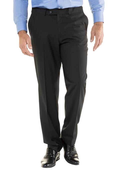 Wool Blend Comfort Waist Comfort Fit Suit Pants