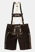 Pantalon de costume traditionnel bavarois JP 1880, cuir véritable et broderies