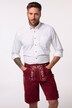 Pantalon de costume traditionnel bavarois JP 1880, cuir véritable et broderies