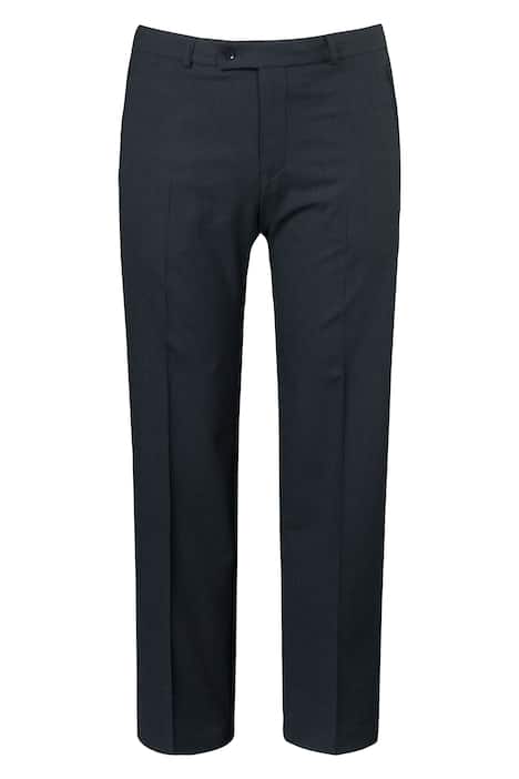 Classic Plain Front Stretch Suit Pants