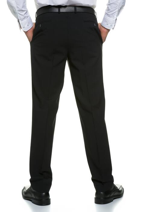 Classic Plain Front Stretch Suit Pants