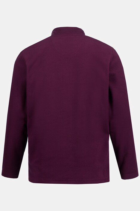 Giacca di pile per l'outdoor con colletto alto e tasche con zip, disponibile fino alla tg. 8XL