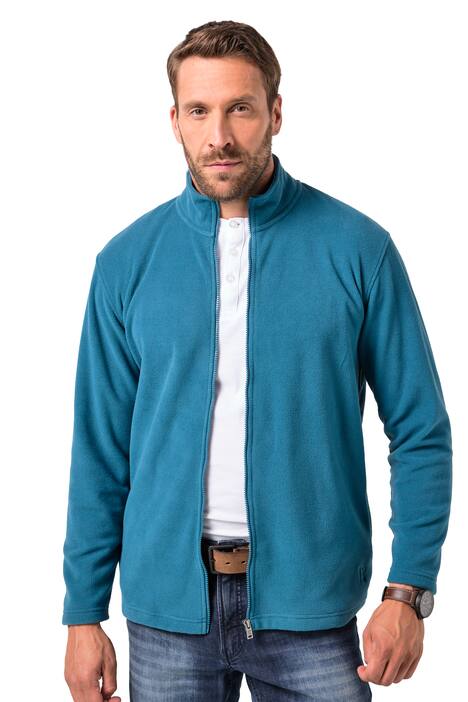 Flísová bunda, kolekce outdoor, stojáček, kapsy na zip, do 8 XL