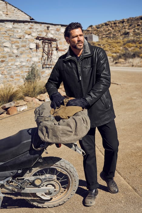 Leather Jacket Set