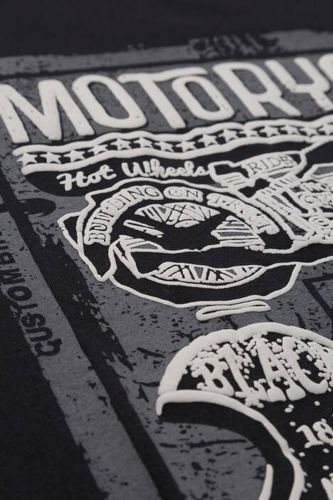 T-Shirt, Motorrad, Halbarm