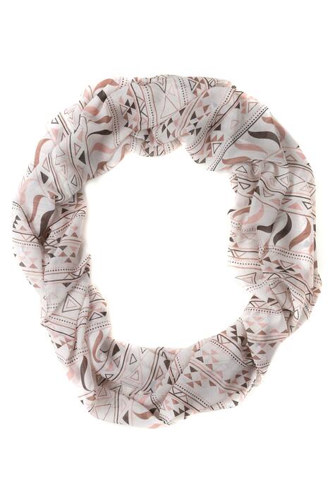 Geometric Print Infinity Scarf