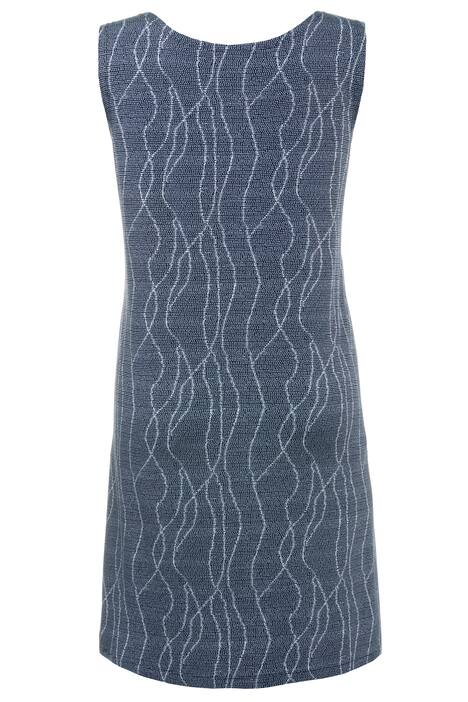 Tiny Dot Print Rounded V-Neck Sleeveless Nightgown