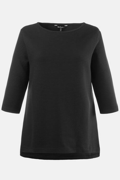 Sweatshirt, boothals, zijsplitten