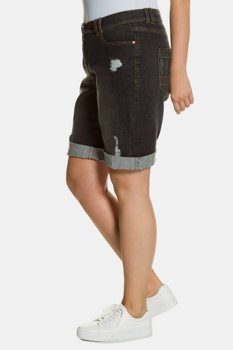 Jeansshorts, Destroy-Effekte, 5-Pocket-Modell