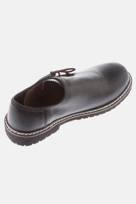 Haferl-Schuh, Schuhe, echtes Leder, seitliche Schnürung