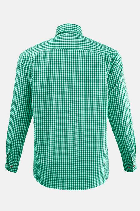 Gingham Check Chest Pocket Comfort Fit Cotton Shirt