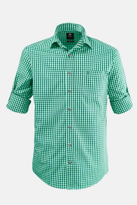 Gingham Check Chest Pocket Comfort Fit Cotton Shirt