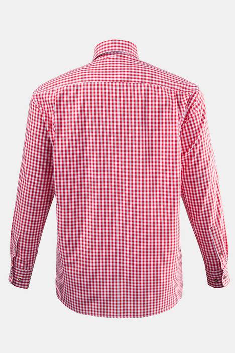 Karohemd, Hornoptik-Knöpfe, Kentkragen, Comfort Fit