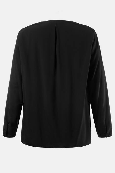 Bluse, Zierfalten, Relaxed, Schmuckdetail