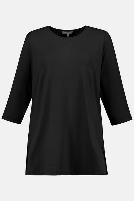 Shirt, länger geschnitten, 3/4-Arm, selection