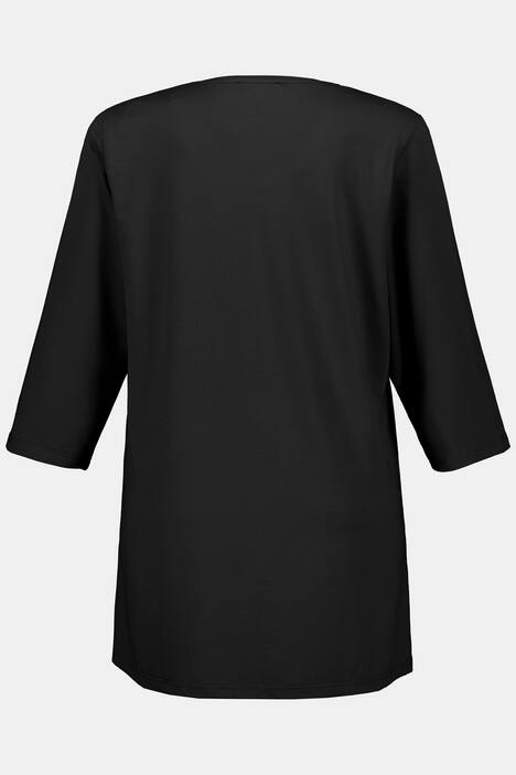 Shirt, länger geschnitten, 3/4-Arm, selection