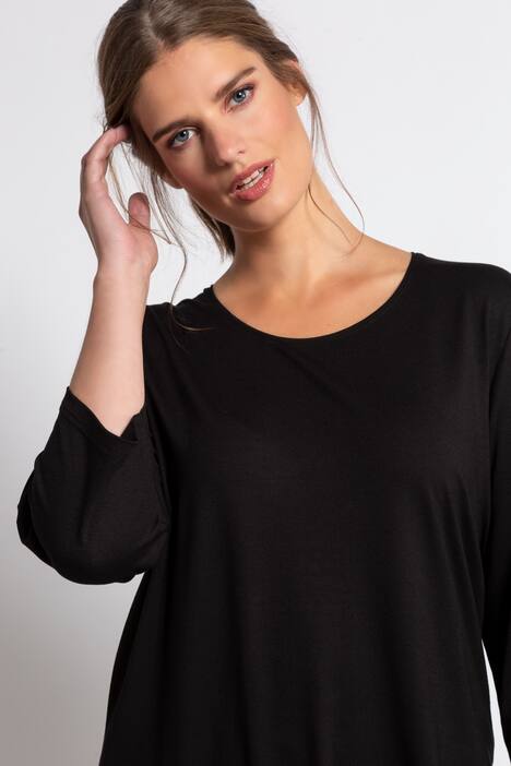 Shirt, länger geschnitten, 3/4-Arm, selection