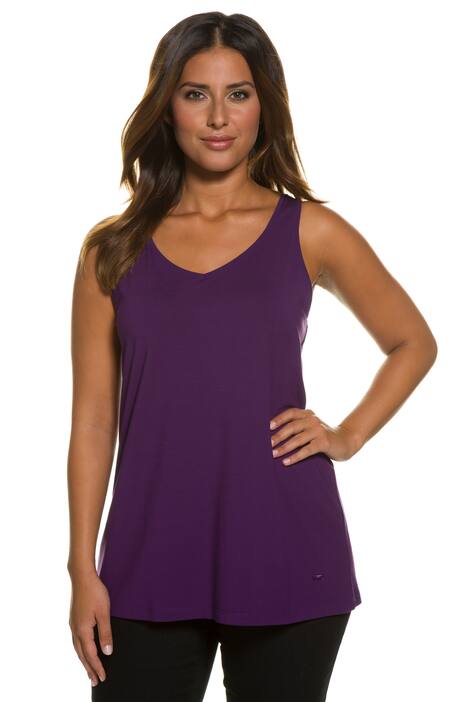 Sweetheart Neck Stretch Knit Tank