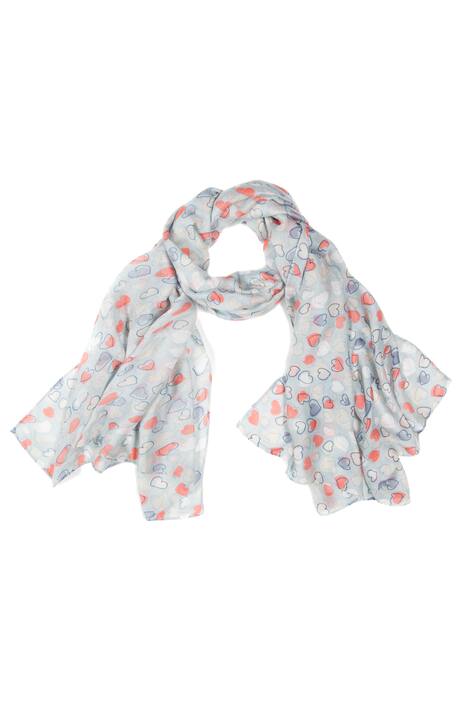 Pastel Heart Scarf